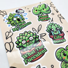 Load image into Gallery viewer, Cheeky Plants Sticker Sheet (Sheet of 6) - Cheeky Plant Co.