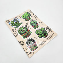 Load image into Gallery viewer, Cheeky Plants Sticker Sheet (Sheet of 6) - Cheeky Plant Co.
