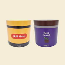 Load image into Gallery viewer, Best Mates Pot Pack - Cheeky Plant Co. Pots - 12.5cmD x 12cmH
