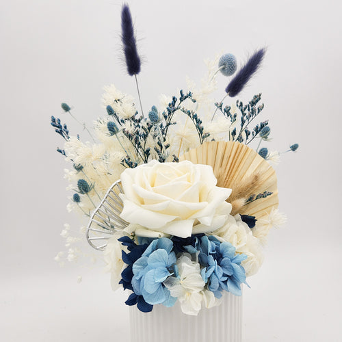 Birthday Dried Flower Arrangements - Blue - Sydney Only