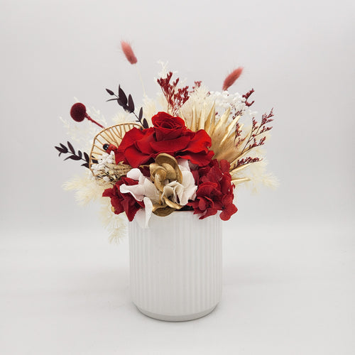 Birthday Dried Flower Arrangements - Red - Sydney Only