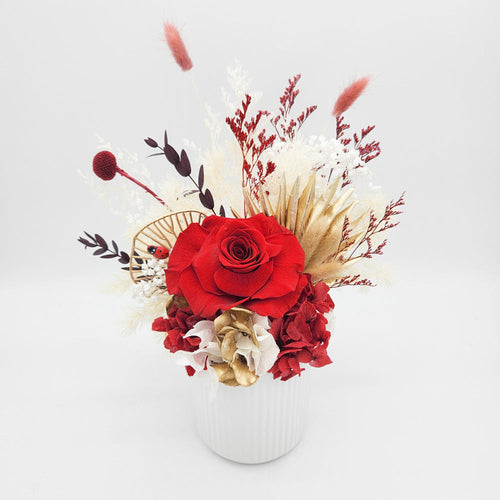 Sympathy Dried Flower Arrangements - Red - Sydney Only