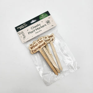 Cheeky Plant Markers (Pack of 6) - Cheeky Plant Co.