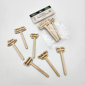 Cheeky Plant Markers (Pack of 6) - Cheeky Plant Co.