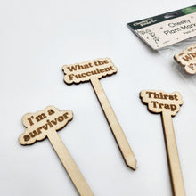 Load image into Gallery viewer, Cheeky Plant Markers (Pack of 6) - Cheeky Plant Co.
