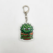 Load image into Gallery viewer, What The Fucculent - Plant Keyring - Cheeky Plant Co.
