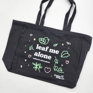 Leaf Me Alone - Tote Bag - Cheeky Plant Co.