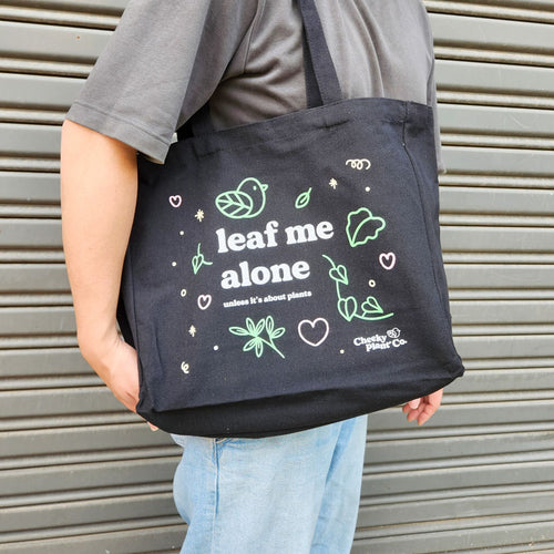 Leaf Me Alone - Tote Bag - Cheeky Plant Co.