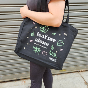 Leaf Me Alone - Tote Bag - Cheeky Plant Co.