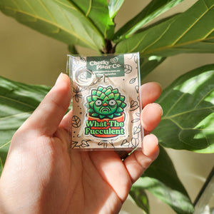 What The Fucculent - Plant Keyring - Cheeky Plant Co.