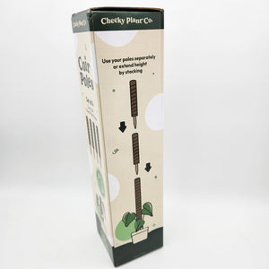 Coco Coir Totem Plant Poles (Pack of 4) - Cheeky Plant Co.