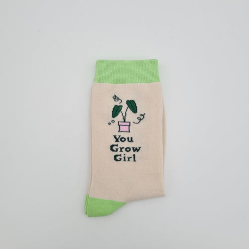 Plant Lover Socks - You Grow Girl - Cheeky Plant Co.