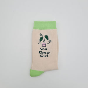 Plant Lover Socks - You Grow Girl - Cheeky Plant Co.