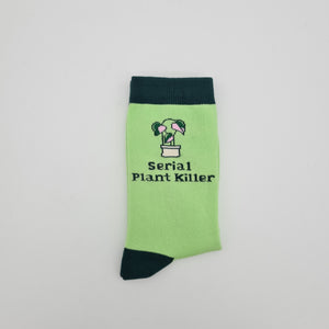Plant Lover Socks - Serial Plant Killer - Cheeky Plant Co.