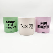 Load image into Gallery viewer, Trio Succ It Up Pots Pack - Cheeky Plant Co. Pots - 12.5cmD x 12cmH - International
