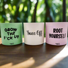 Load image into Gallery viewer, Trio Succ It Up Pots Pack - Cheeky Plant Co. Pots - 12.5cmD x 12cmH - International
