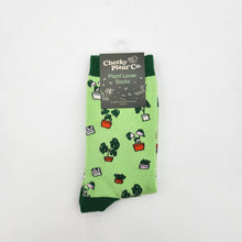 Load image into Gallery viewer, Plant Lover Socks - Plant Pattern - Cheeky Plant Co. - International
