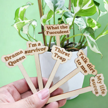 Load image into Gallery viewer, Cheeky Plant Markers (Pack of 6) - Cheeky Plant Co. - International
